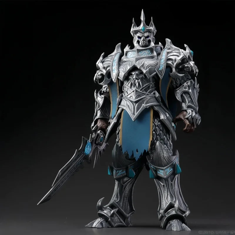Original In Stock BROTOYS Dark Storm Prince Anduin Blackened Version PVC Movable Figure Model Desktop Collectible Toys Gifts