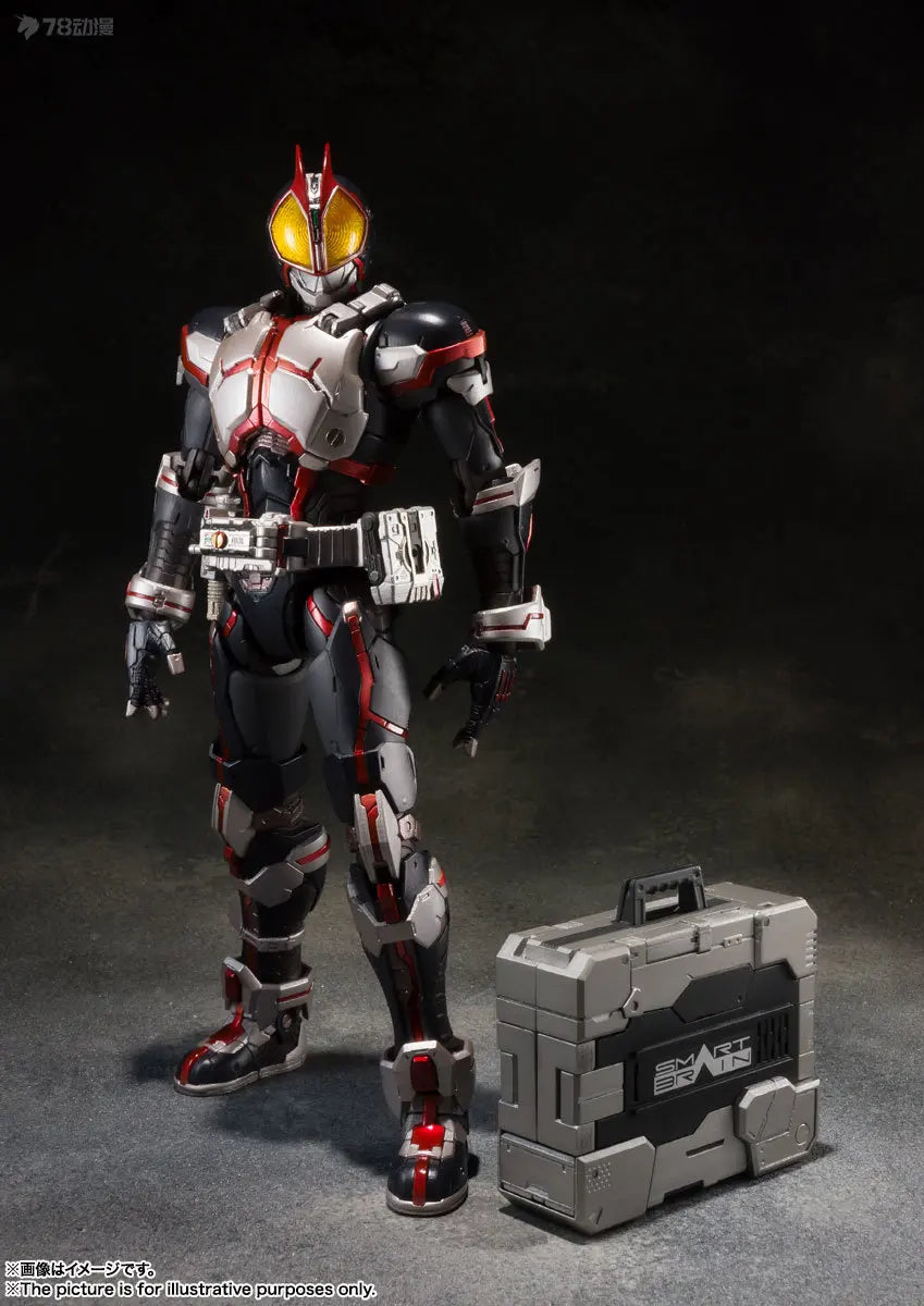 BANDAI Original S.I.C.series Yoichi Sakamoto Kamen Rider Faiz Arena Anime Action Figure Model Toys Movable Model Gifts Fo Boys