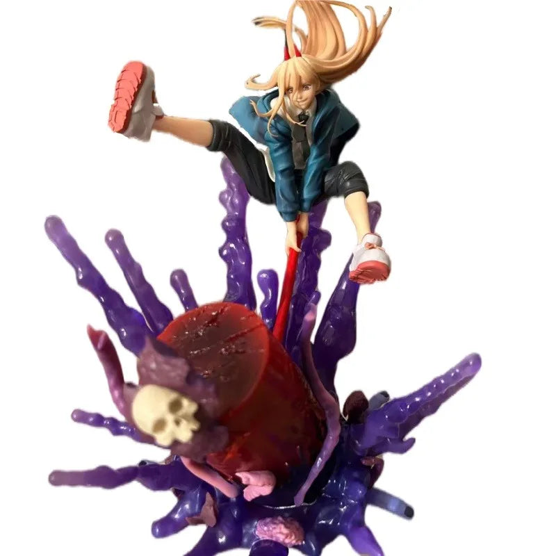 100%Original in Stock Bandai Chainsaw Man Figuarts ZERO Power Anime Character Model Toys Desktop Ornaments Collection Gifts