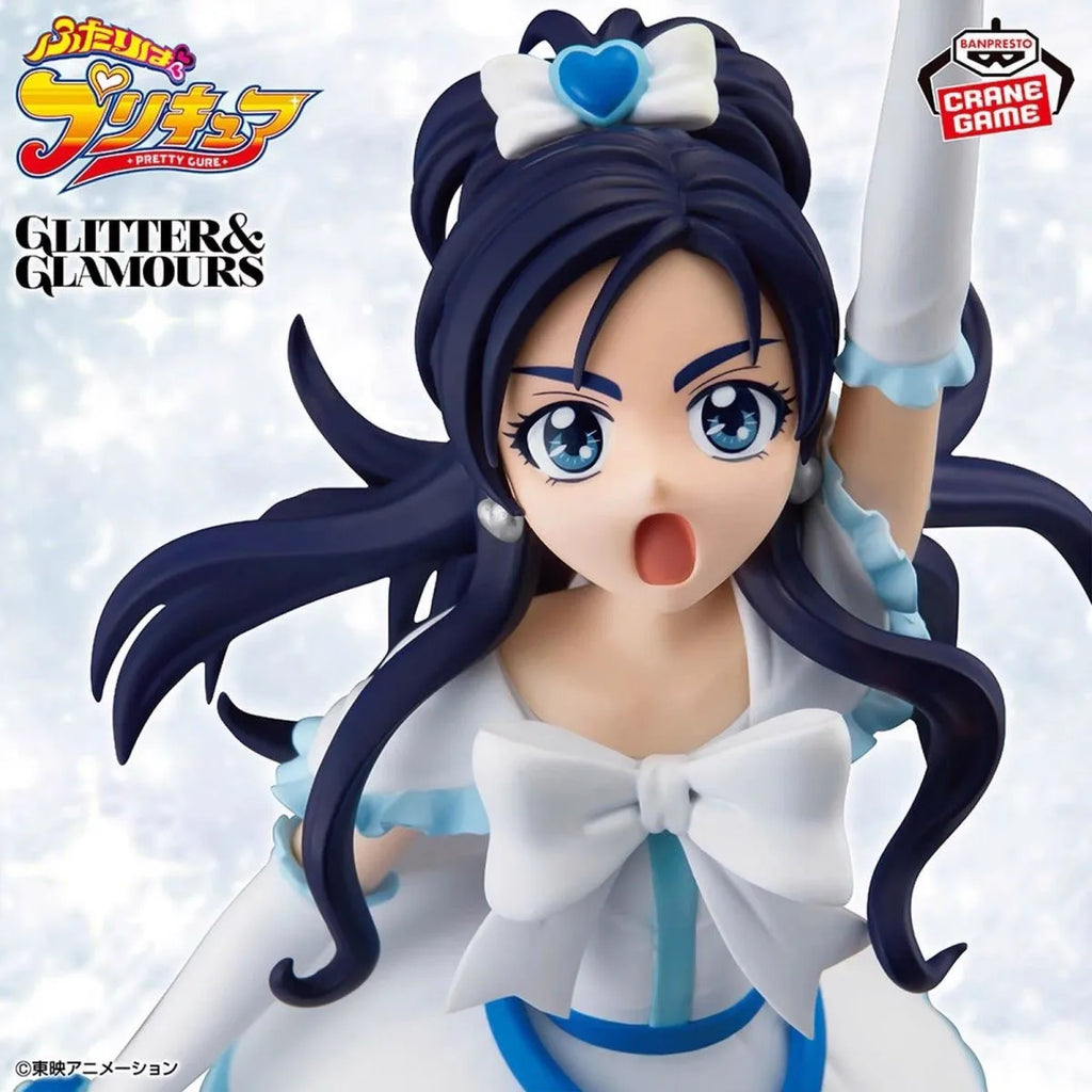 Genuine Original Bandai Namco Banpresto Pretty Cure Glitter&Glamours Cure White Anime Figure Model Collector Figure Toys Gift
