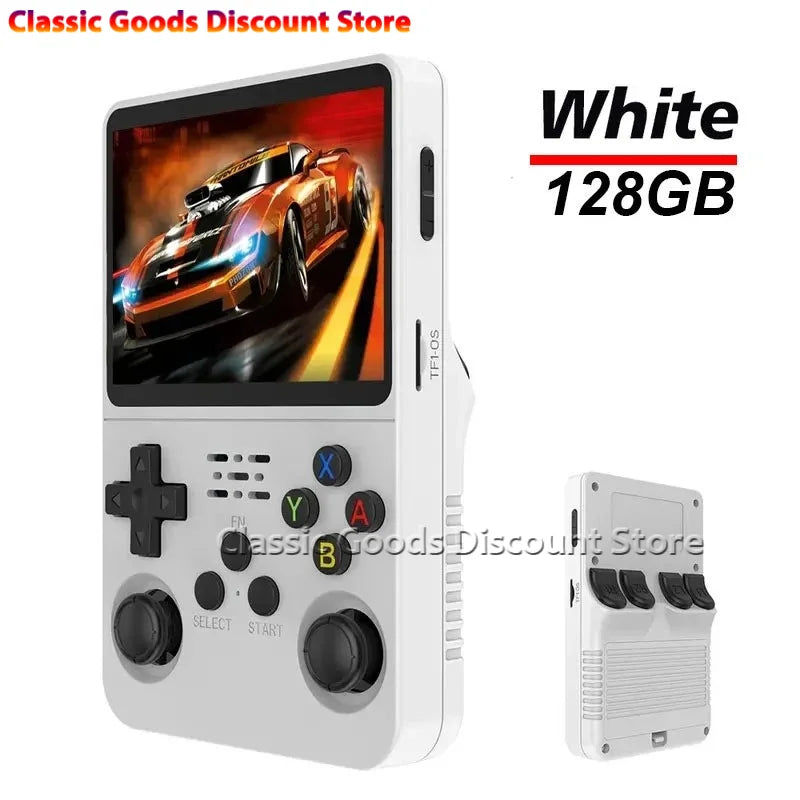 R36S Retro Handheld Game Console Original Arkos System 3.5 Inch IPS Screen Portable Pocket Video Player 64GB 128GB Kid Gift