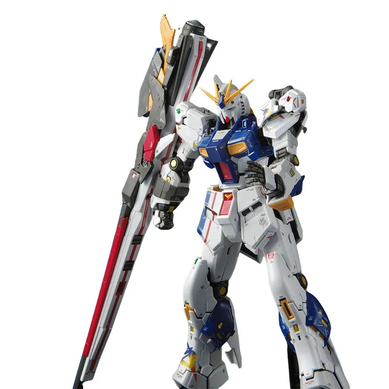Bandai Genuine RG RX-93ff V GUNDAM Anime Action Figure Robot Periphery Collectible Assembly Model Toys Ornaments Gift Children