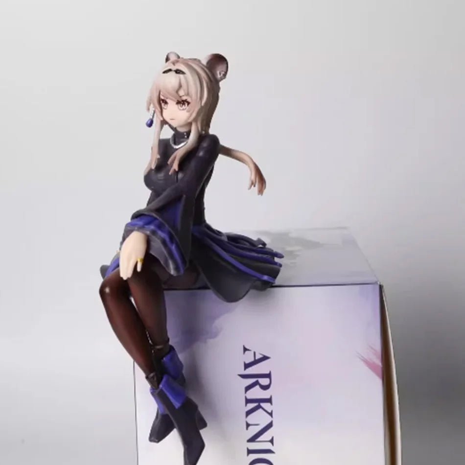 Original bandai Noodle Stopper Figure Arknights Lin Anime Action Figures Model Toy Action Figurine PVC Toys Toys Collection