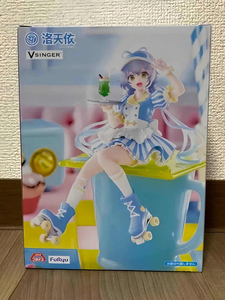 Original FuRyu Luo Tianyi Waitress ver. Noodle Stopper Anime Figure Action Figure Model Figurine Collection Toy