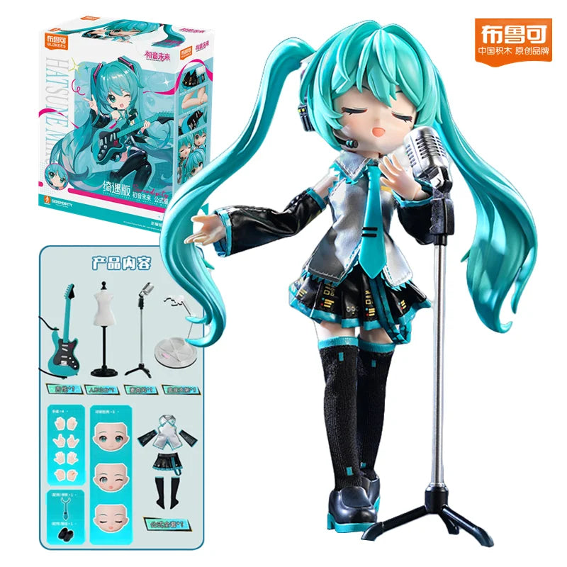 Blokees Hatsune Miku Action Figure Sakura Miku Pantastics Figurine Miracle Edition Assembled Toy Gift