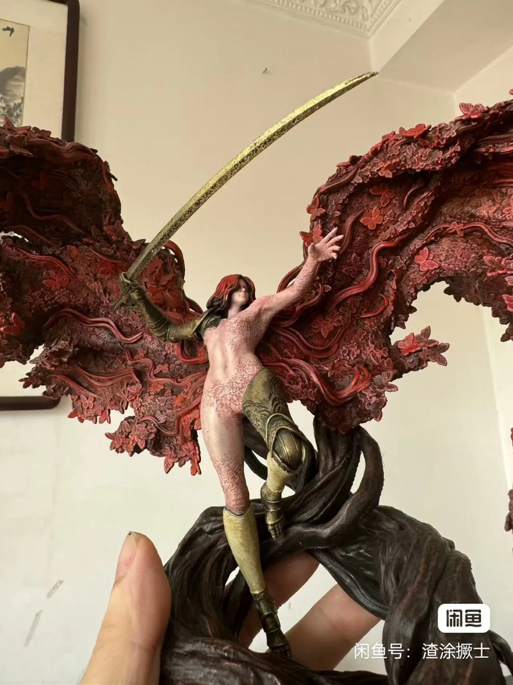 Valkyrie, Goddess of Rot, Malenia 3D - Printed Resin - Painted Finished Collectible Model Toy