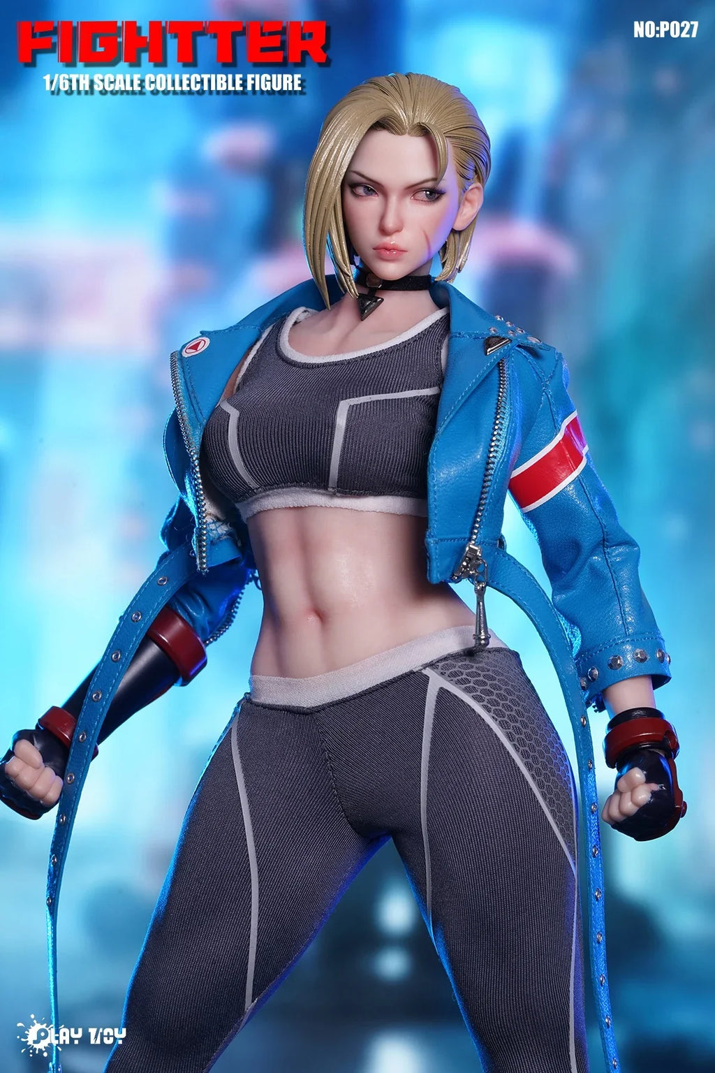 PLAY TOY NO:P027 1/6 Scale Fightter Girl Cammy Full Set Movable Doll 12'' Female Action Figure Model Toys