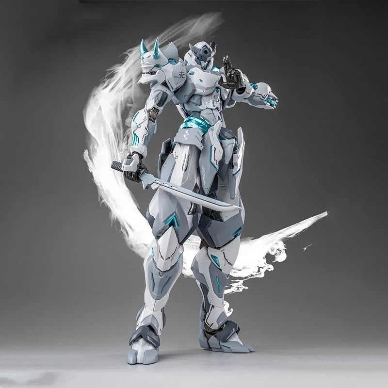 Zen Of Meta Shadow Domain Ninja White Ghost Alloy Action Figures Gk Model Kit Multi Accessories Toy Exquisite Handsome Ornament