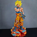 ZW Studio Dragon Ball Z Son Goku Figure With Base Super Saiyan 38cm/14.96inch Pvc Action Figures Collection Model Toys Gifts