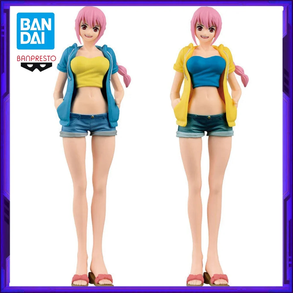 In Stock Bandai Original Banpresto ONE PIECE DXF JEANS FREAK Rebecca Anime Action Figure Model Figures Toys