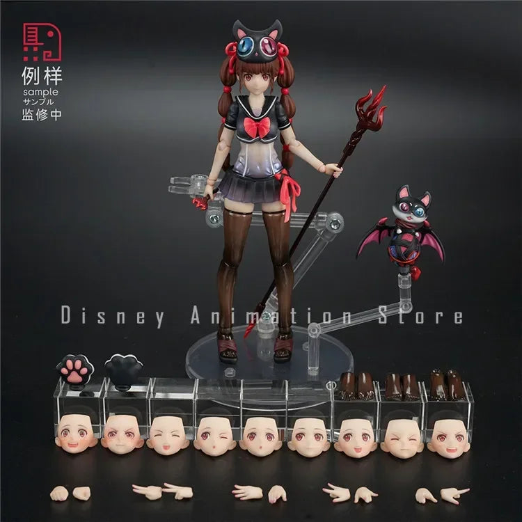 In Stock 100% Original Witch Apprentice Nana Hoshikawa Anime Beautiful Girl Fighter 6inch 1/12 Action Figure Collectible Model