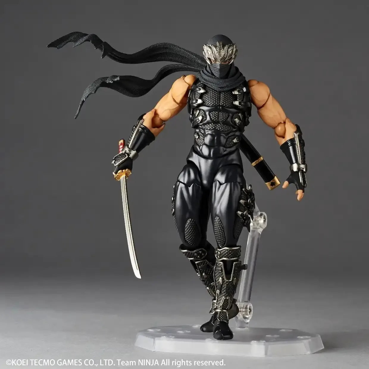 Kaiyodo Revoltech 1/12 Amazing Yamaguchi Ryu Hayabusa Ninja Gaiden Anime Action Figure Collection Ko Model Toys Doll Ornament