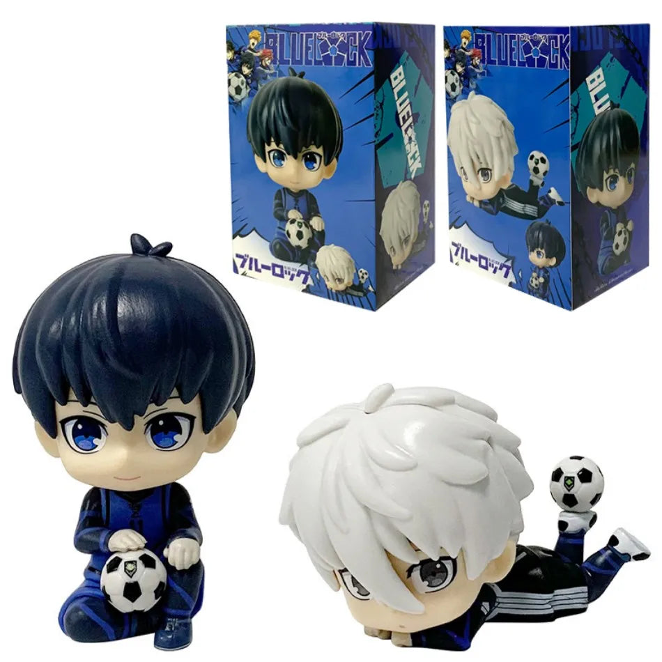 Blue Lock Anime Figure Isagi Yoichi Chigiri Hyoma Bachira Meguru Nagi Seishiro Action Figures Collection Model Figurine Doll Toy