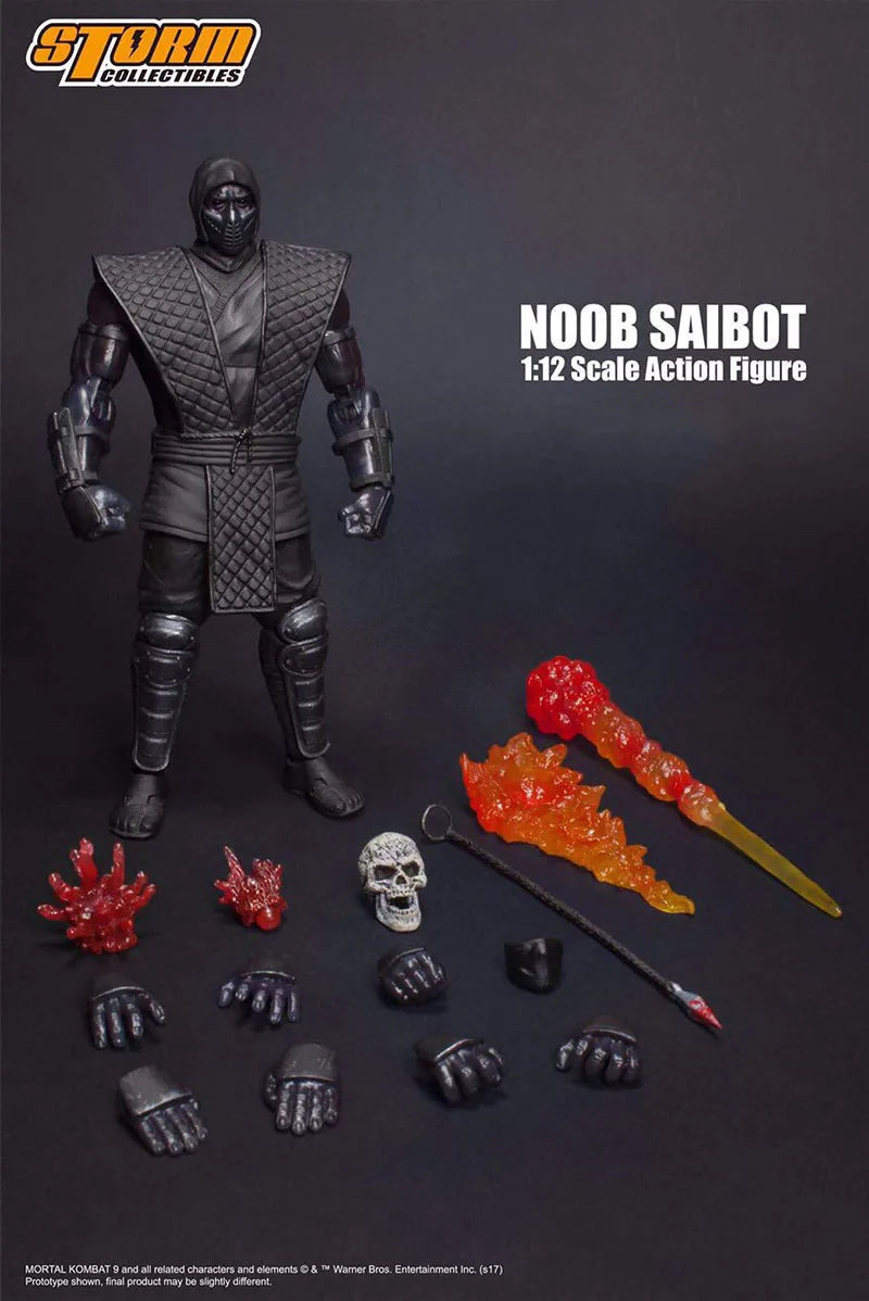 Storm Toys 1/12 Noob Saibot Rain Ermac Fighting Game Doll Series Men Soldier 6'' Action Figure Best Boys Collection Gift