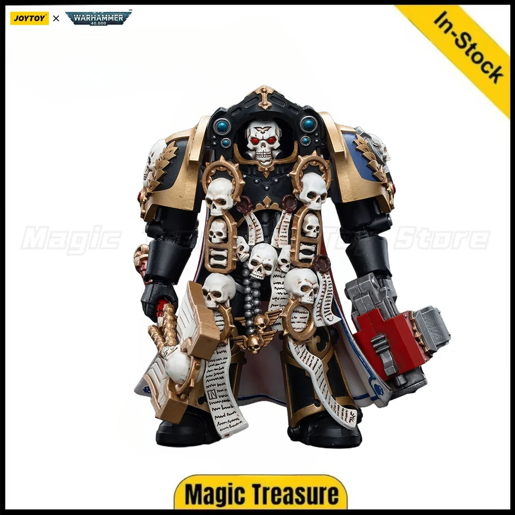 【In Stock】JOYTOY 1/18 Action Figure Warhammer 40K UltramarinesTerminator ChaplainBrother Vanius Toys Gift