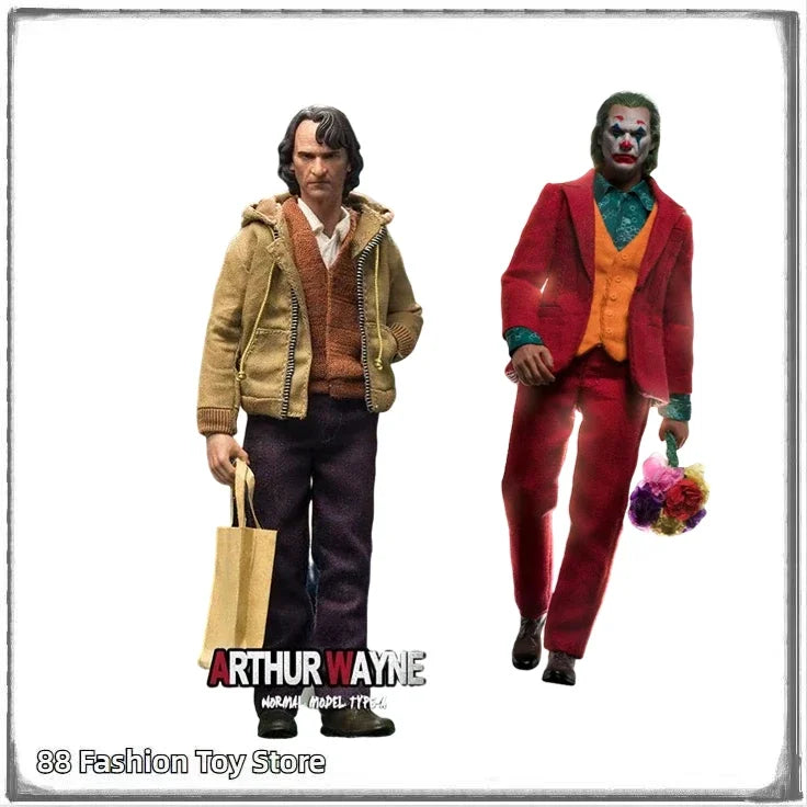 Auf Lager Original The Patriot Studio 1/12 Maßstab Clown Arthur Fleck DC Manga Bösewicht Joker 6 Zoll Actionfiguren Sammlung Spielzeug