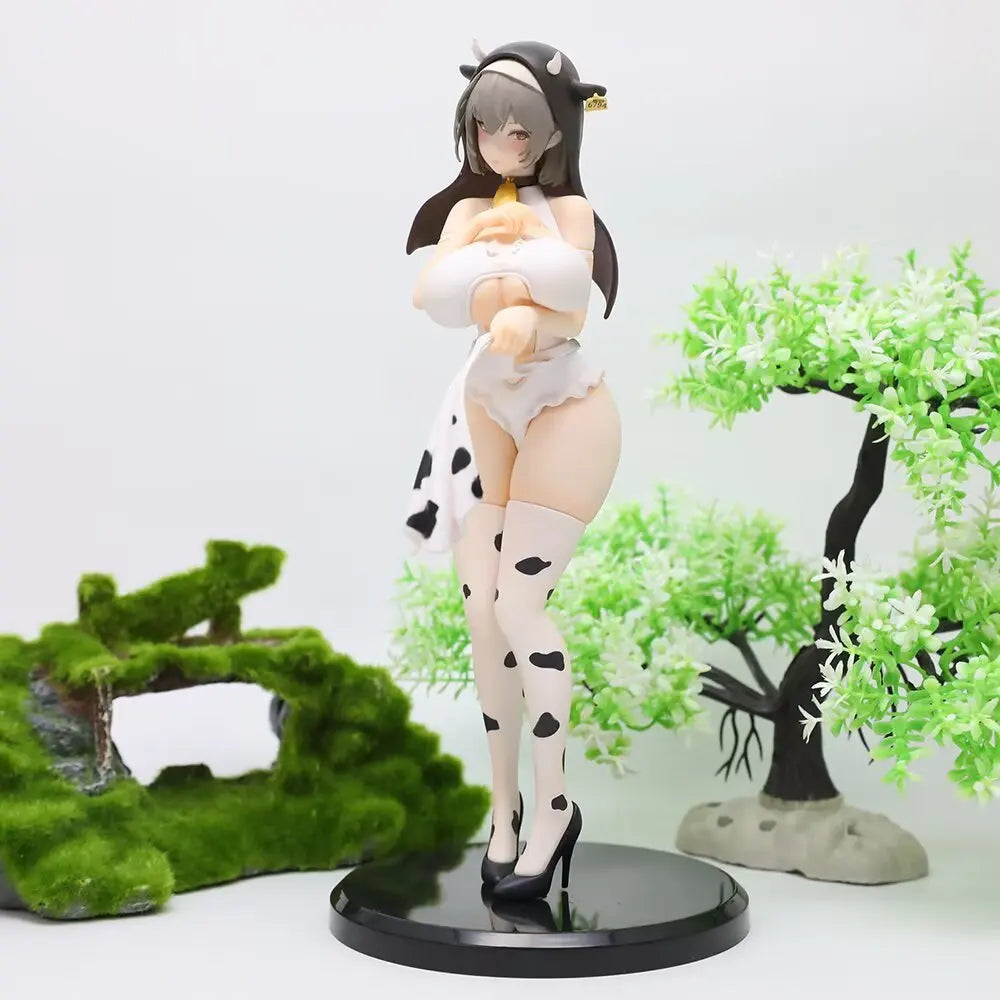 Cow Nun Anime Figure Sexy Girls Figures Models Cute Collection High-Quality Version Statue Collection Statue Toys Friend Gift