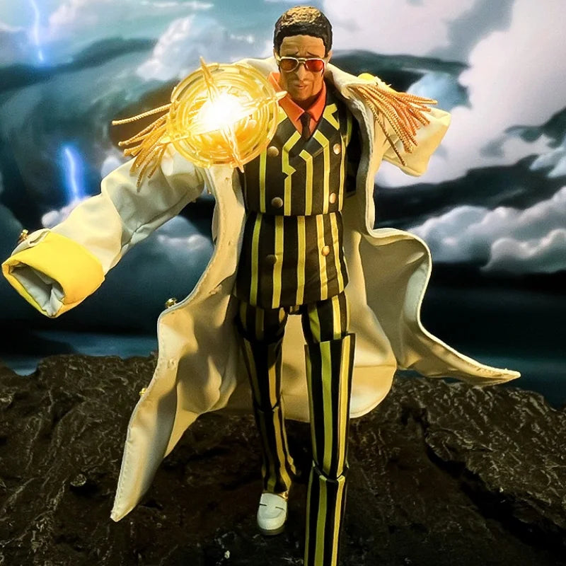 One Piece Shf Borsalino Admiral Cloak - 1/12 Scale Iron Wire Built-In Cosplay Accessory For Action Figure Gift