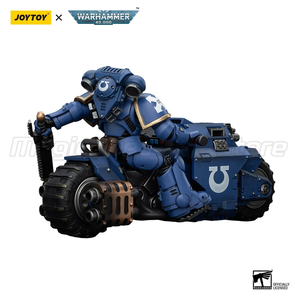 【MT】Original JOYTOY Warhammer 40K Space Marines Ultramarines Outriders Brother Catonus 1/18 Action Figure Model Toy
