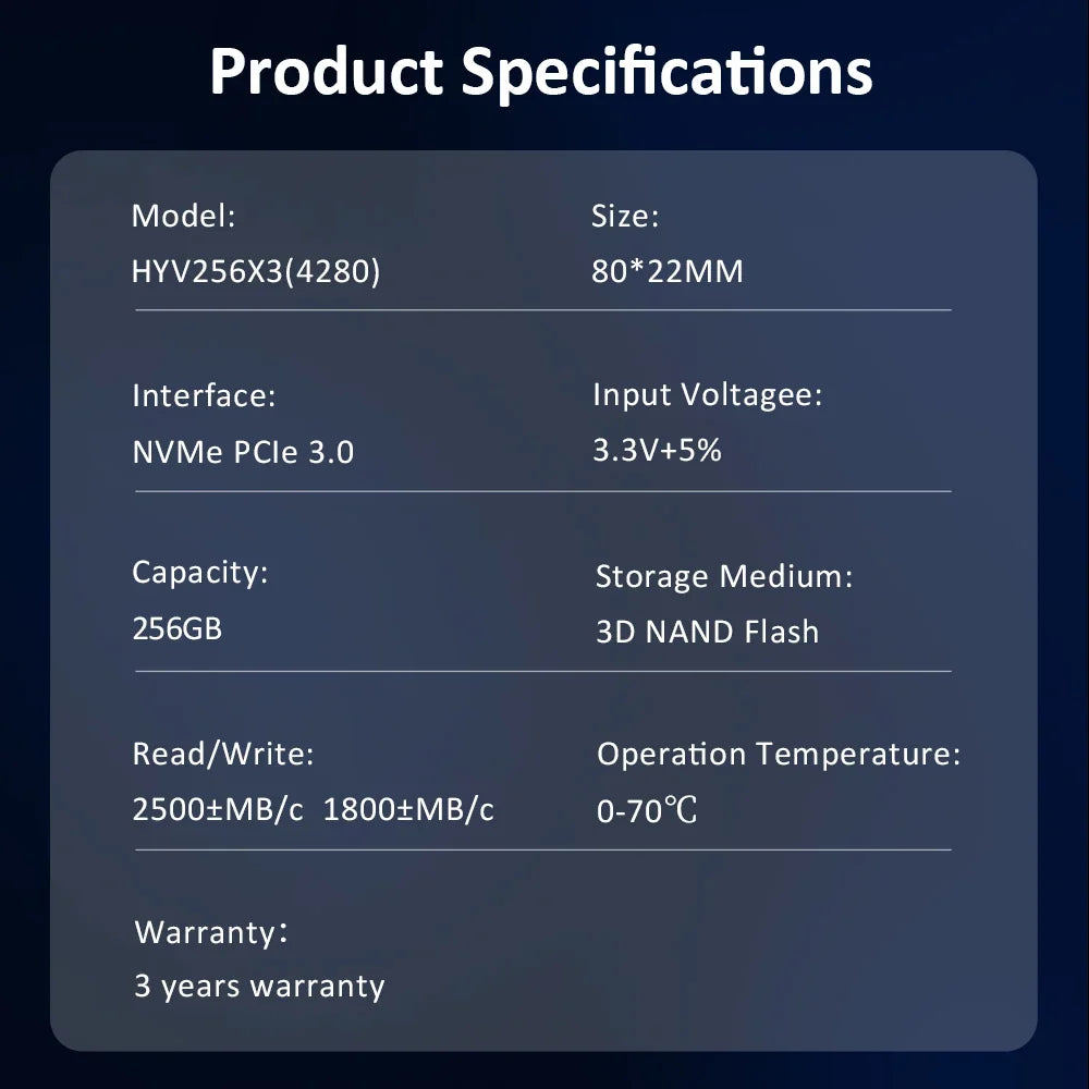 HUADISK 2IN1 2242 2280 NVMe M2 SSD 128GB 256GB 512GB 1TB M.2 PCIe3.0X4 Internal Solid State Drive NVMe HD DISK for DIY PC Laptop