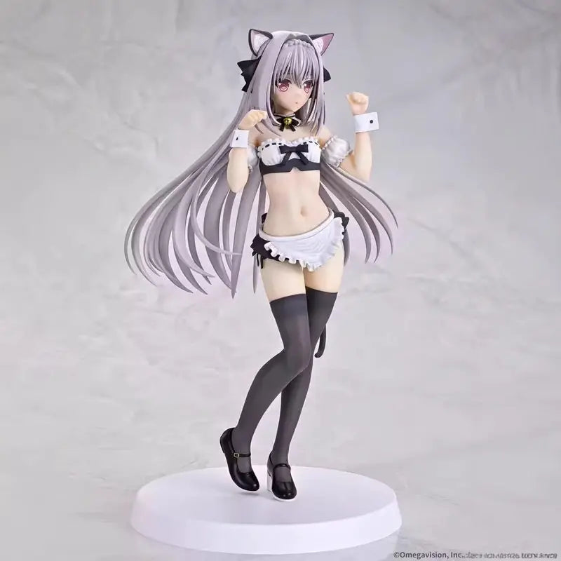Omegavision Sakurakouji Luna Anime Figure Original Color Cat Ear Tsuki Ni Yorisou Otome No Sahou Standing Model For Anime Fans