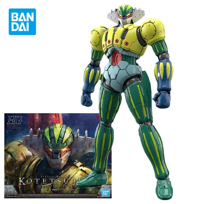 Bandai Model Kit Anime Figure HG 1/144 KOTETSU JEEG Action Figure Assembly Model Toys