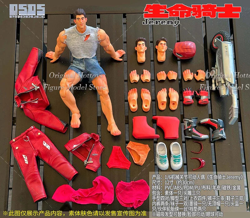 In Stock 0505 Produce 1/6 Scale Male Soldier Jeremy Life Knight Tough Guy Full Set 12-inches Action Figure Model Doll Gifts