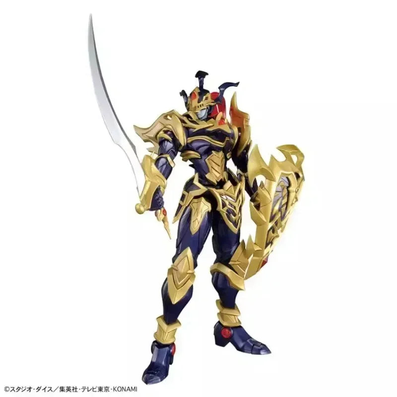 Bandai Original Anime Yu-Gi-Oh! Duel Monsters Figure-rise BLACK LUSTER SOLDIER Action Figure Assembly Model Toys Ornaments Gifts