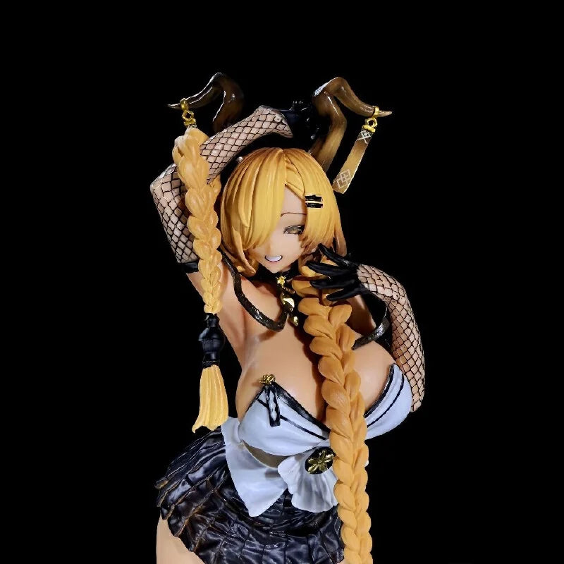 Blue Route Gk Tail Piece Black Skin Beauty Girl Uniform Animation Anime Game Peripheral Tide Play Hand Model Tabletop Decoration