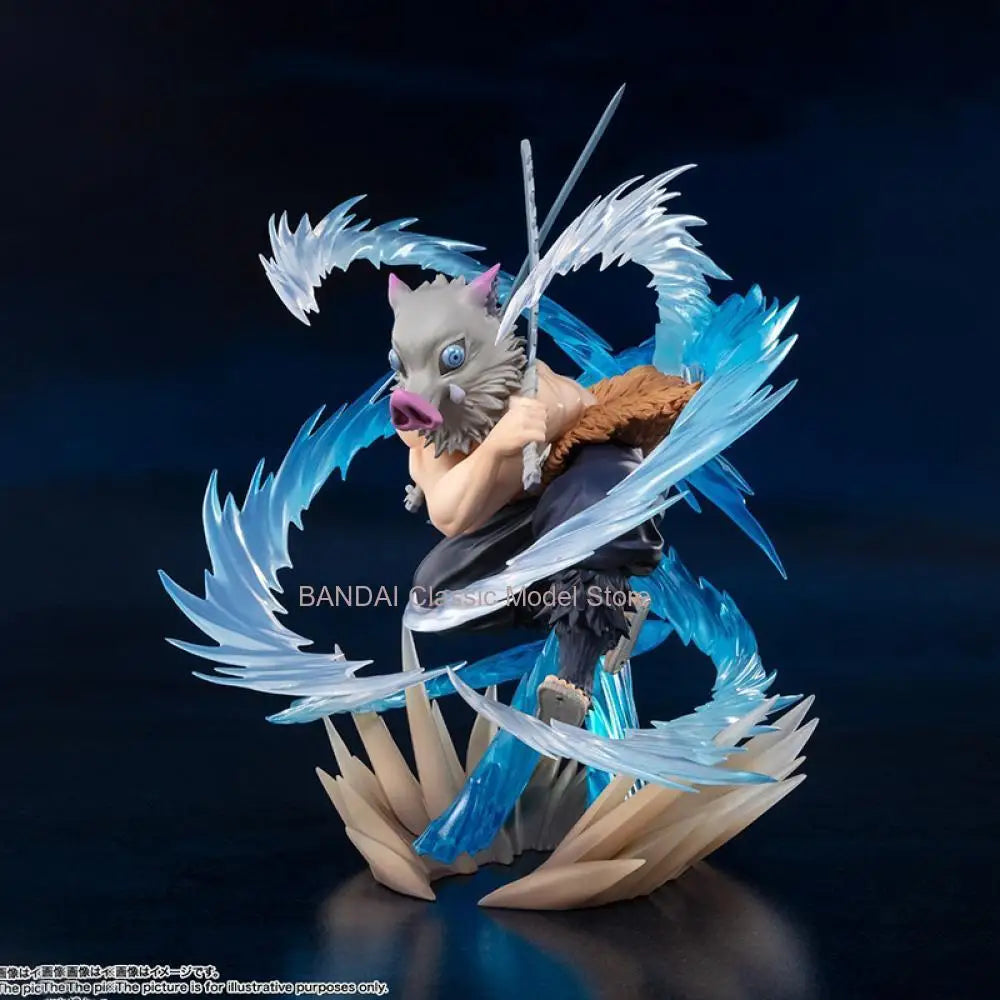 Bandai Genuine Hashibira Inosuke Beast Breathing Figuarts ZERO Demon Slayer SuperRobot Wars Anime Peripheral Doll for Collectors