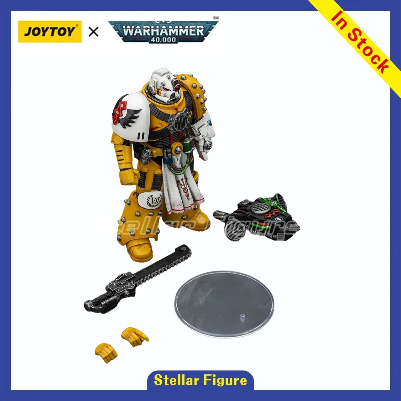 【SF】JOYTOY 1/18 Action Figure Imperial Fists Legion Apothecary Model Toys Gifts Collection Ornaments