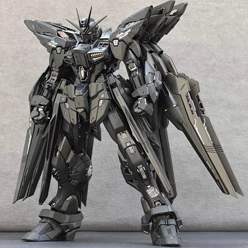 Neue Changlong 7701 Mgex 1/100 Zgmf-X20a Strike Freedom Black Montagemodellbausätze Plastik-Skelettbausätze Actionfigur Geschenke Spielzeug