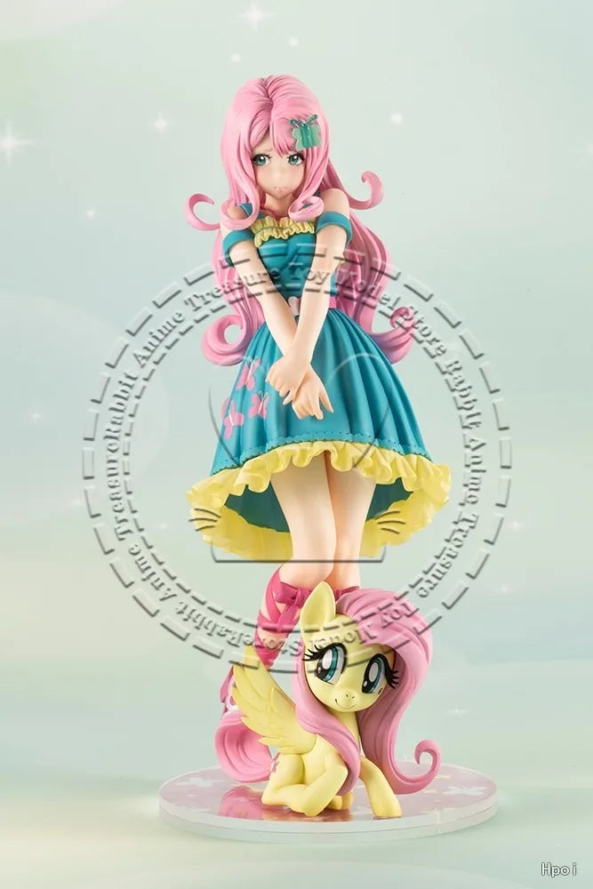 In Stock Original Genuine Kotobukiya Bishoujo Series MY LITTLE PONY Fluttershy Scale Figure Collectible Anime Statue