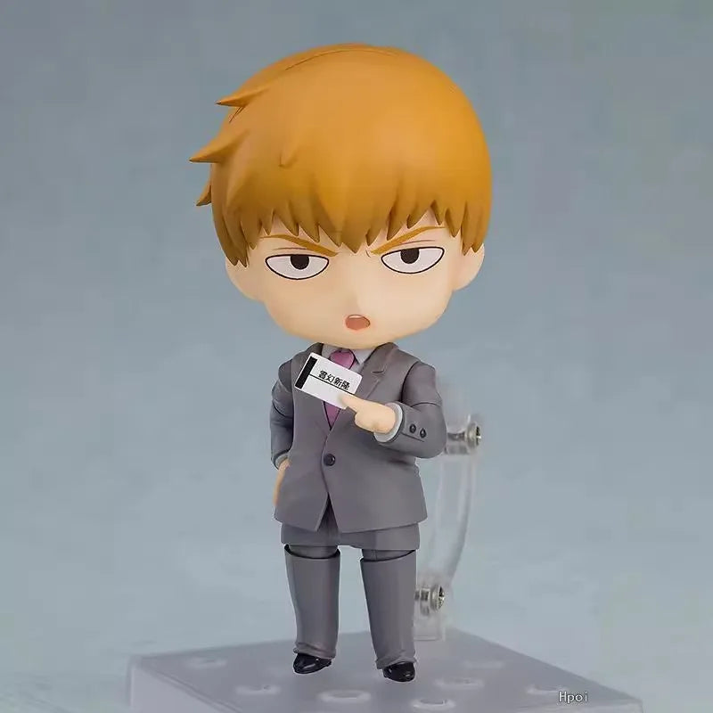 Shigeo Kageyama Arataka Reigen Anime Figures with Replaceable Parts Q Version Collectible Toys