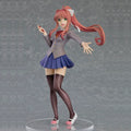 Beautiful Girl Doki Doki Literature Club Figurine Decoration Monica School Uniform Standing Pose Anime Model