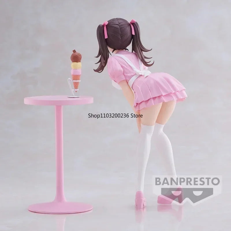 Bandai Anime THE IDOLM@STER SHINY COLORS CHIYOKO SONODA Ice Cream Action Figure Collectibles Model Desktop Ornaments
