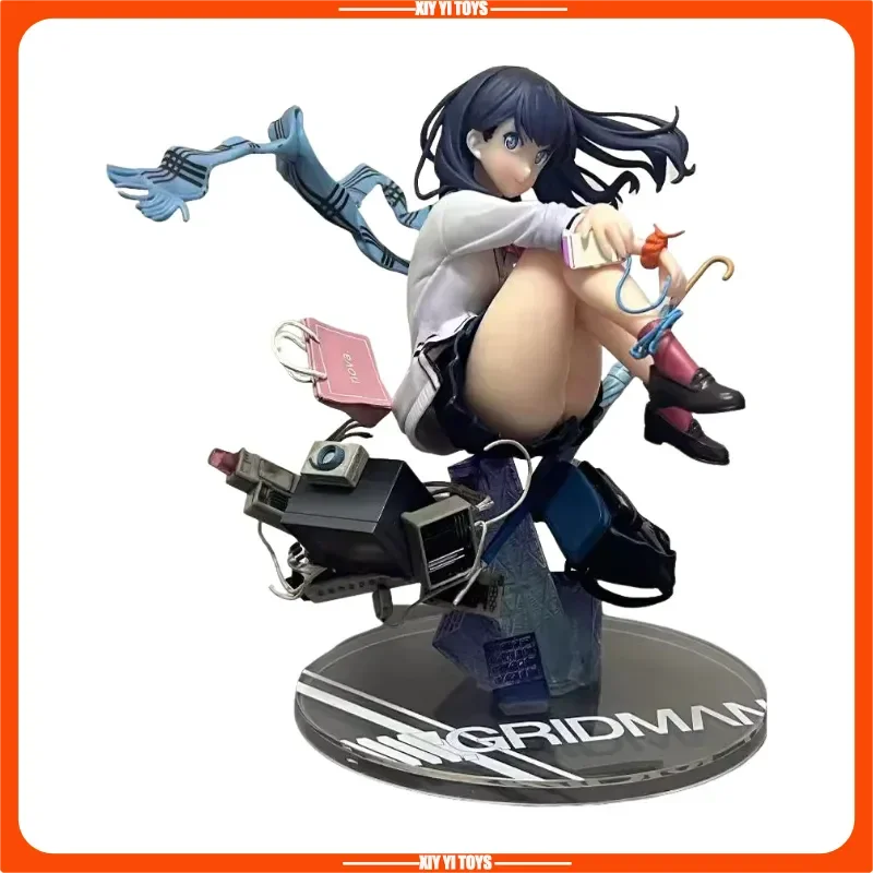 16cm Ssss.Gridman Takarada Rikka Beautiful Anime Girl Figure Model Gk Statue Boy Collection Desktop Decoration Ornament Toy Gift