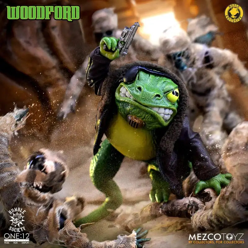 Original In Stock Mezco One: 12 1/12 Scale Soldier Frog Butler Woodford Full Set 6inch Action Figure Model For Hobby Collection