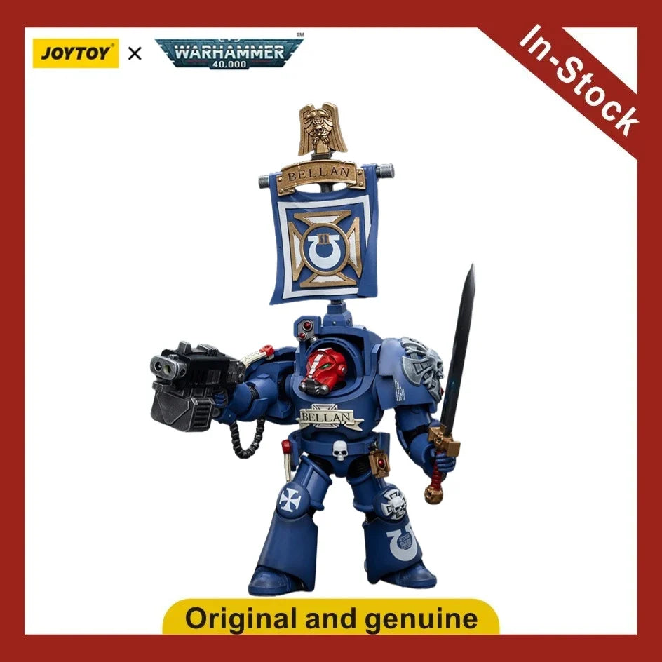 【UA】JOYTOY  Warhammer 40K  Scale 1/18 Action Figures UltramarinesTerminators Sergeant Bellan Models Toys Gifts