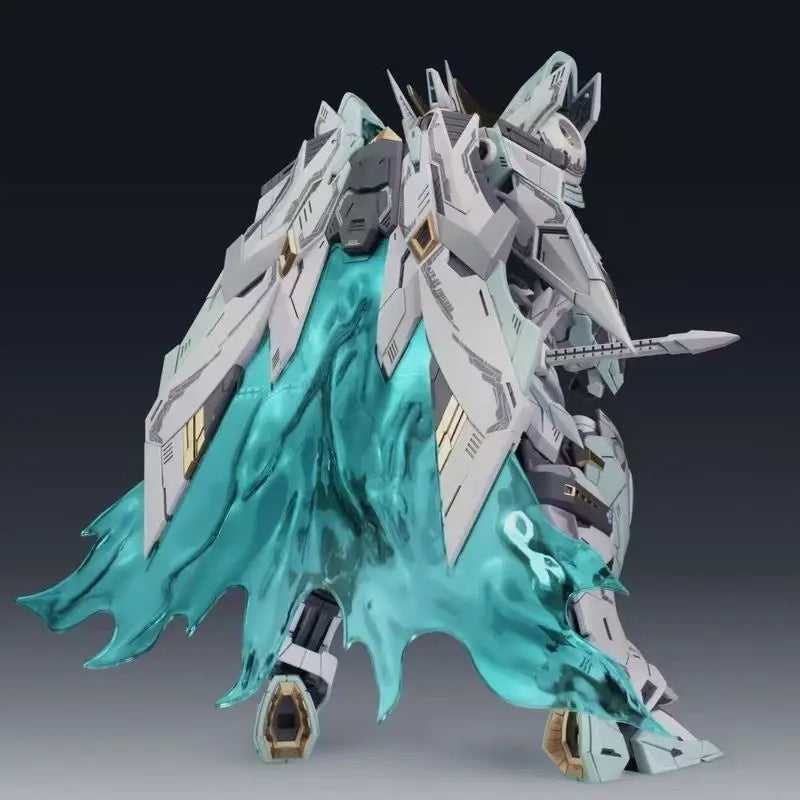1/100 Scale Guochuang Chinese-Created Mecha Snaa Yanhuang - Emperor Series: Soul Of Azure Flame Model Kit Collectible Decoration