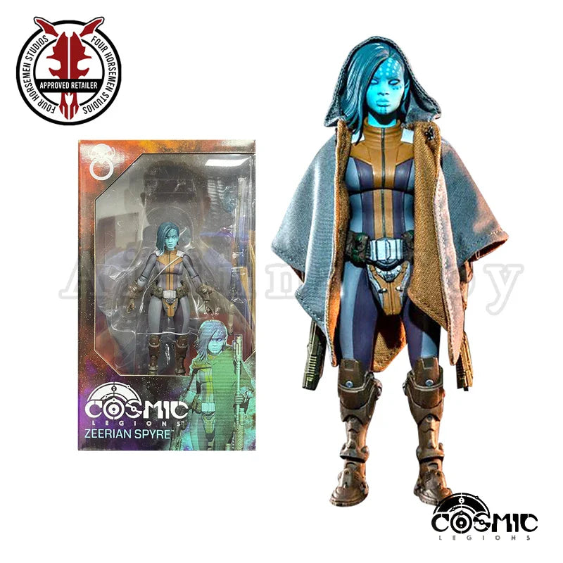 Four Horsemen Studio 1/12 6 Zoll Actionfigur Cosmic Legions Zeeri Anime Modell