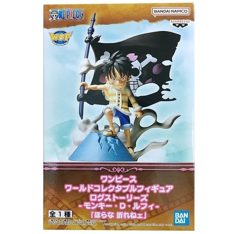 Anime Original Bandai ONE PIECE Monkey D. Luffy Anime Action Figures Collection Ornaments Figure Toys Birthday Gift 13cm