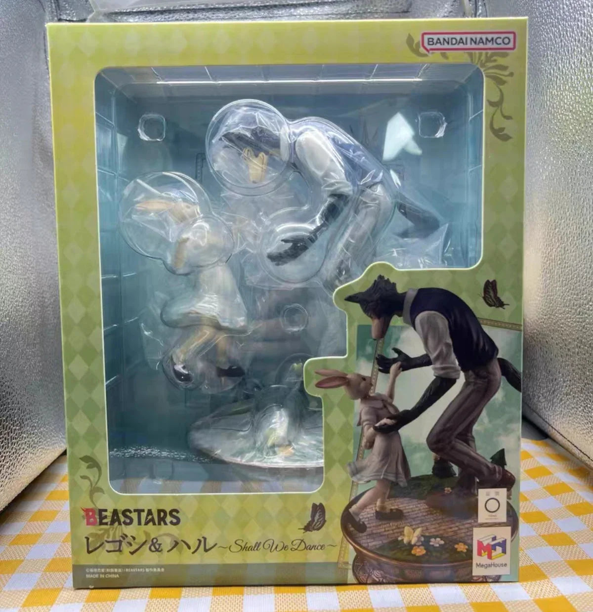 Original Neuware Auf Lager MegaHouse BEASTARS Legoshi & Haru Kugel-Figur Sammlermodell Geschenk Limitierter Bestand