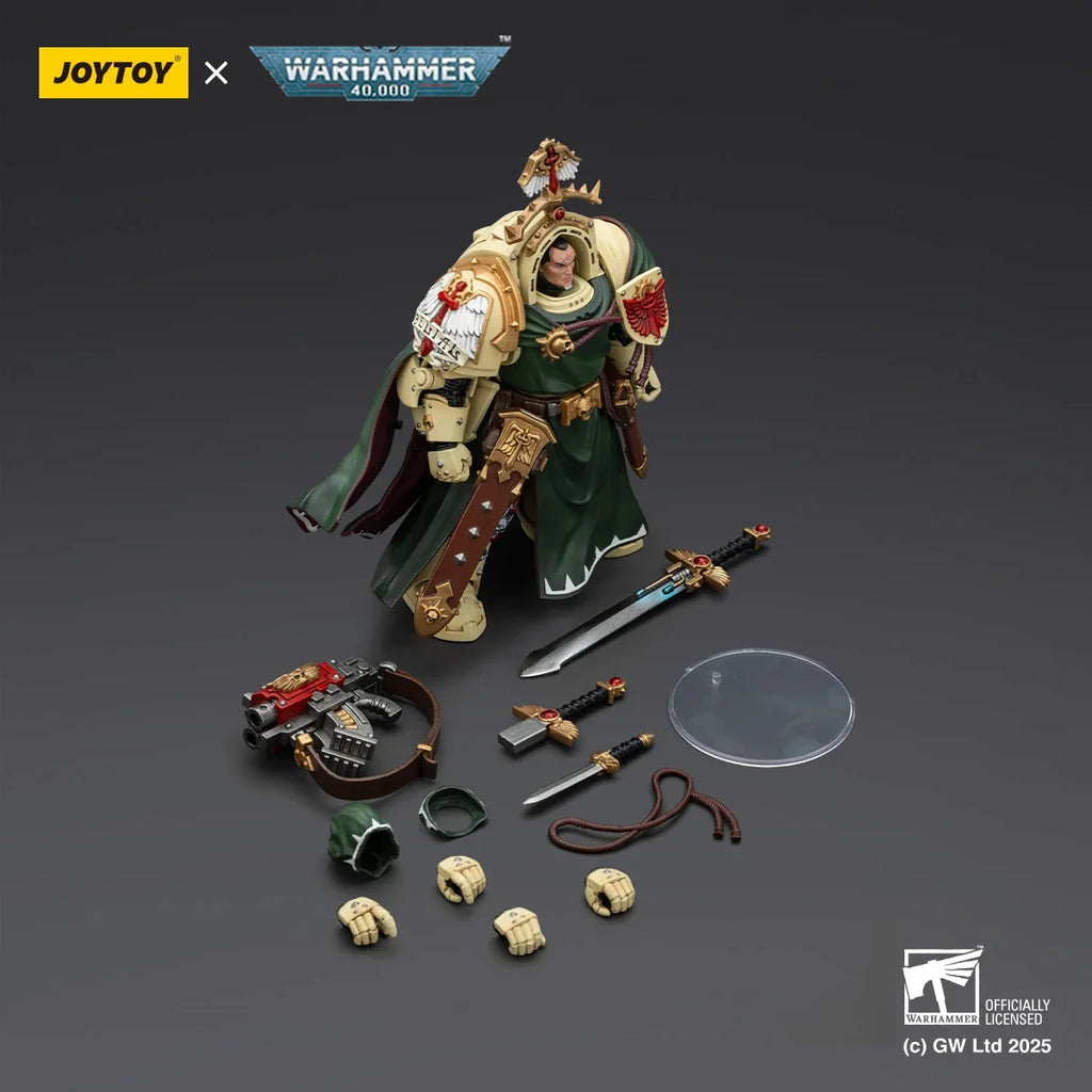 【In Stock】JOYTOY Warhammer 40K Dark Angels Belial Grand Master of The Deathwing with The Sword of Silence and Storm Bolter To
