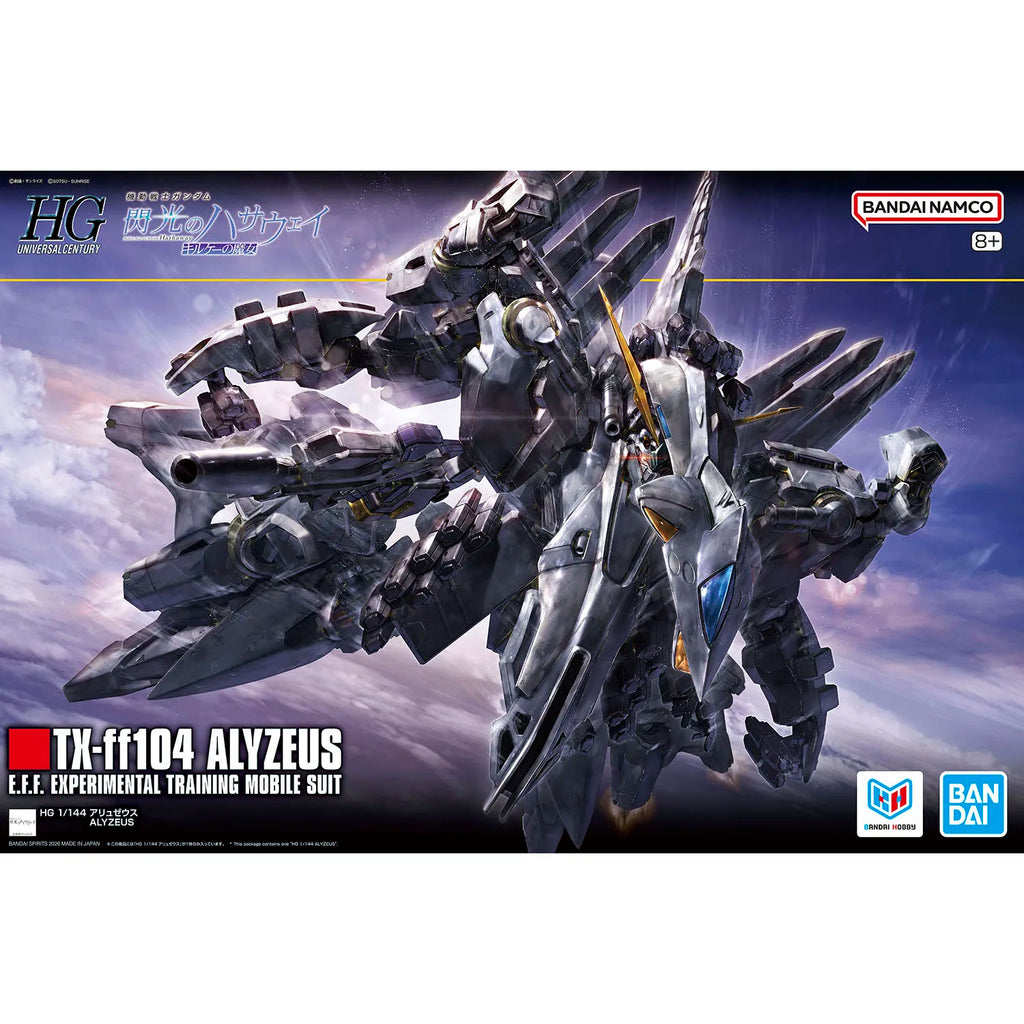 Assembly Bandai Stock Original HG 1/144 Mobile Suit Gundam: Hathaway Anime TX-ff104 ALYZEUS Actionfiguren Spielzeug Sammlermodell