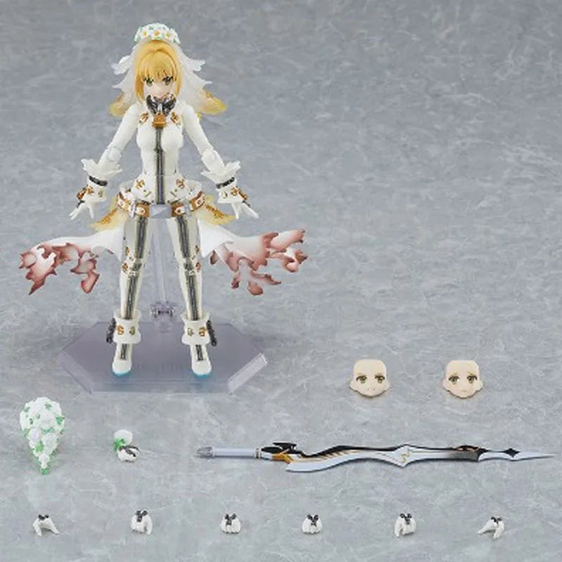 GSC Original Figma Fate/Grand Order Nero Claudius Anime Action Figures Toys for Boys Christmas Gift Collectible Model Ornaments