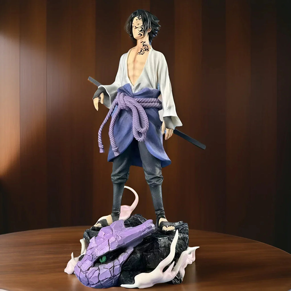 27.5cm Naruto Anime Figure Uzumaki Naruto Uchiha Sasuke Action Figurine Pvc Model Statue Doll Collection Decoration Toy Kid