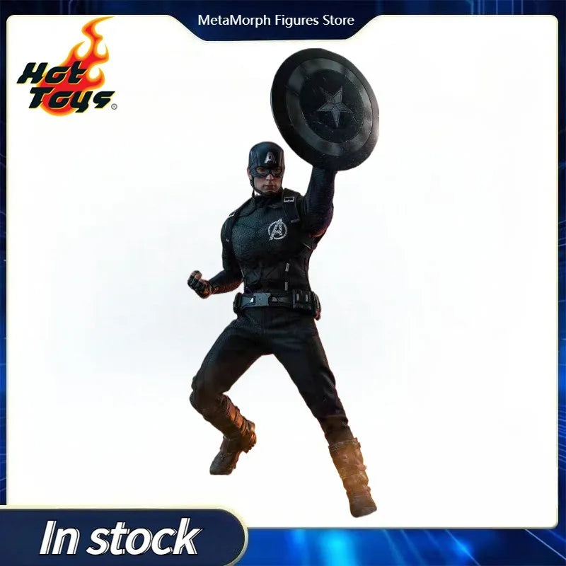 Original Hot Toys Marvel MMS488 Captain America Concept Art Edition Anime Figur Sammlung Spielzeug Modelle