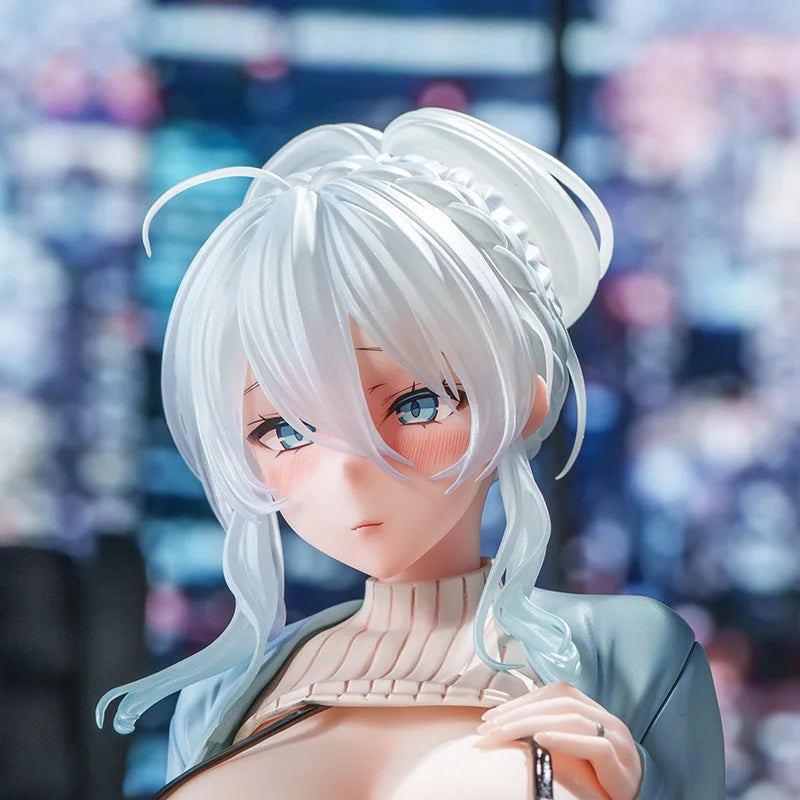Yukino Anime Figure Mifuyu 14cm Yukino Figures Sitting Posture Sexy Girl Figurine Pvc Model Statue Collectible Toys Boys Gifts