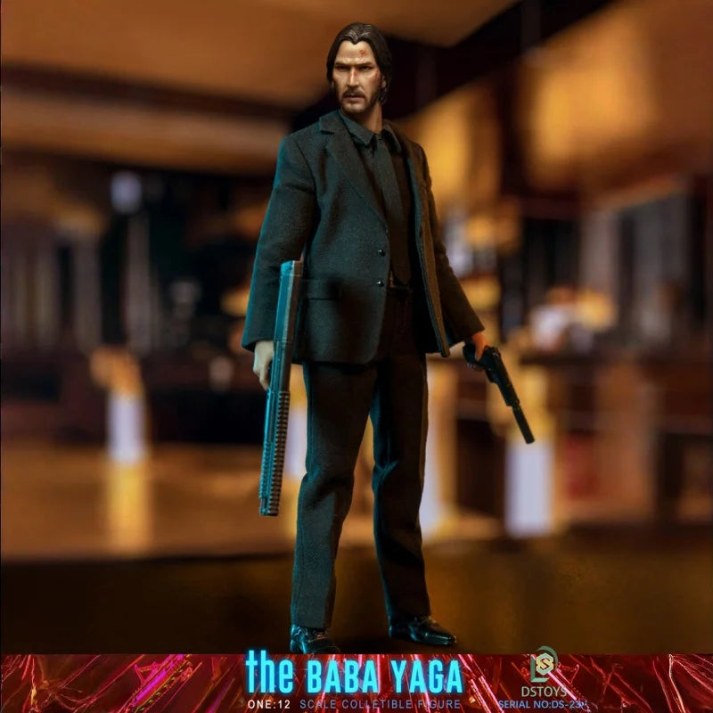 New Arrival Dstoys John Wick Keanu Reeves Actionfigur The Baba Yaga Ds 2302 Sammlung Bewegliches Modell Spielzeug Geschenk Dekoration Geschenk